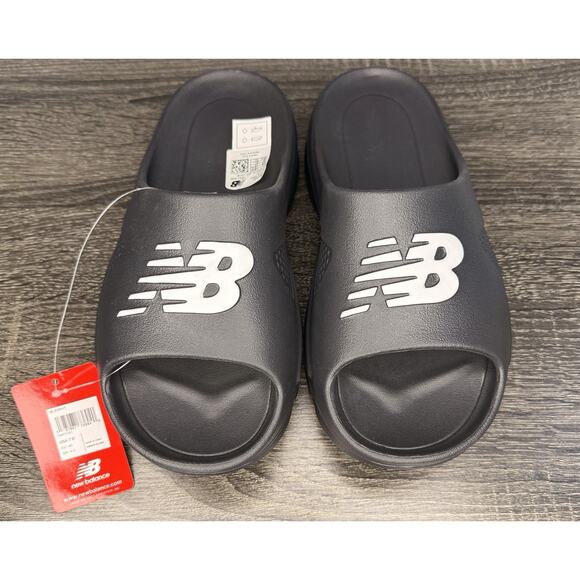 New Balance FuelCell SL Slide Black White Men’s 7 Sandals (S072) main image 5